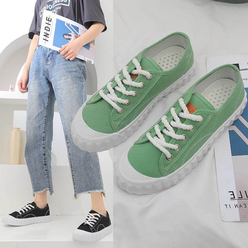 2020 Весенние модные белые туфли обувь для учащихся Женская Удобная из