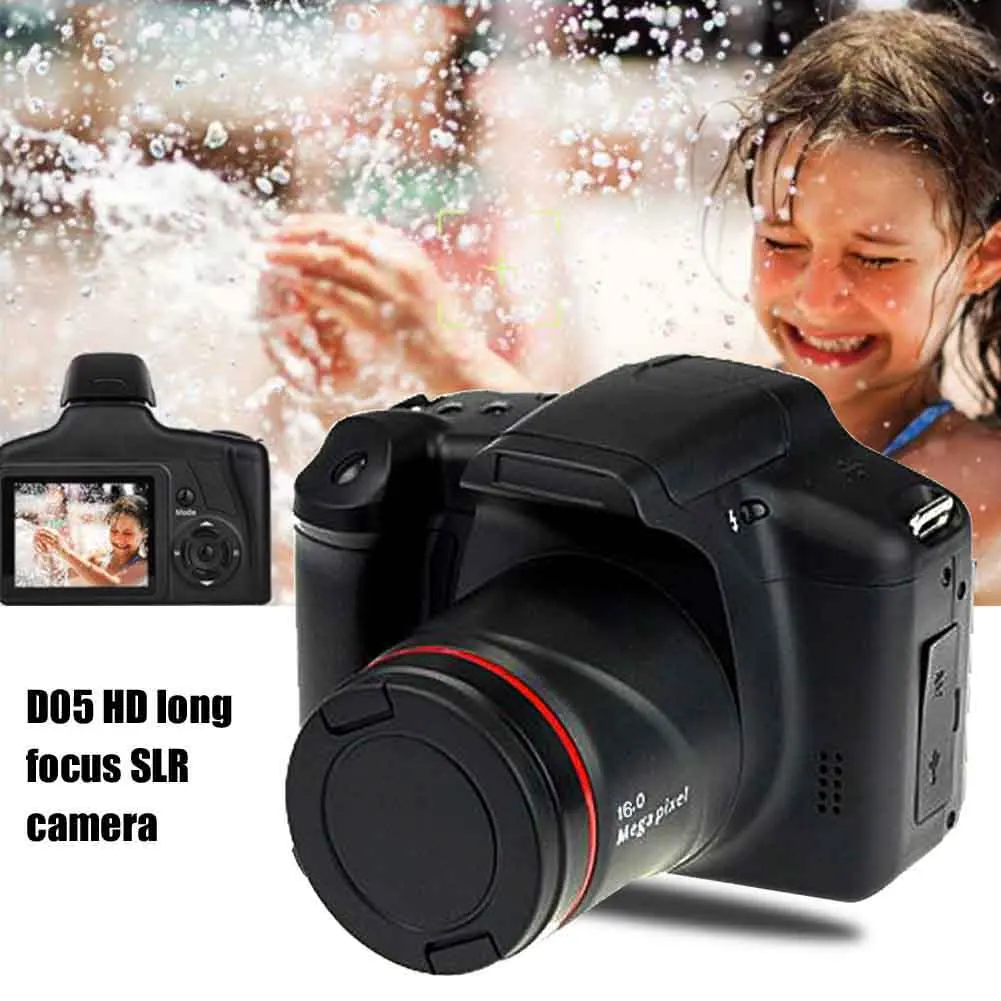 Цифровая камера HD SLR Anti Shock 16X Zoom USB 2 0 3 дюймов портативный ЖК AV Интерфейс D05 карта