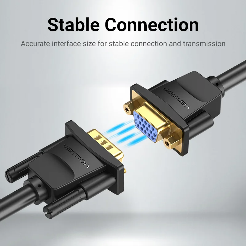 Удлинительный кабель Vention удлинитель для монитора проектора ТВ приставки