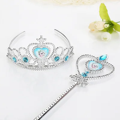 Замороженная Корона мягкого плюша Аксессуары для куклы Эльзы и принцессы Анны из