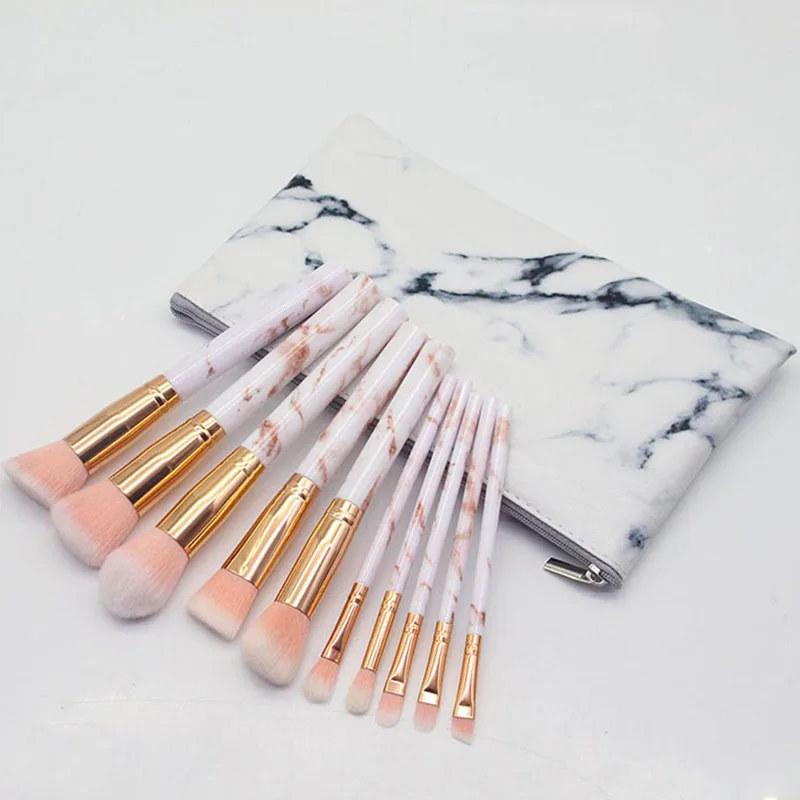 

Высококачественная искусственная щетина из волокон, розовое золото, алюминиевая трубка, кисть для тела, разноцветные кисти для макияжа, наб...