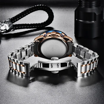 2021 LIGE Top Brand Luxury Fashion Watch Men 30ATM Waterproof Date Clock Sport Watches Mens Quartz Wristwatch Relogio Masculino Other Image