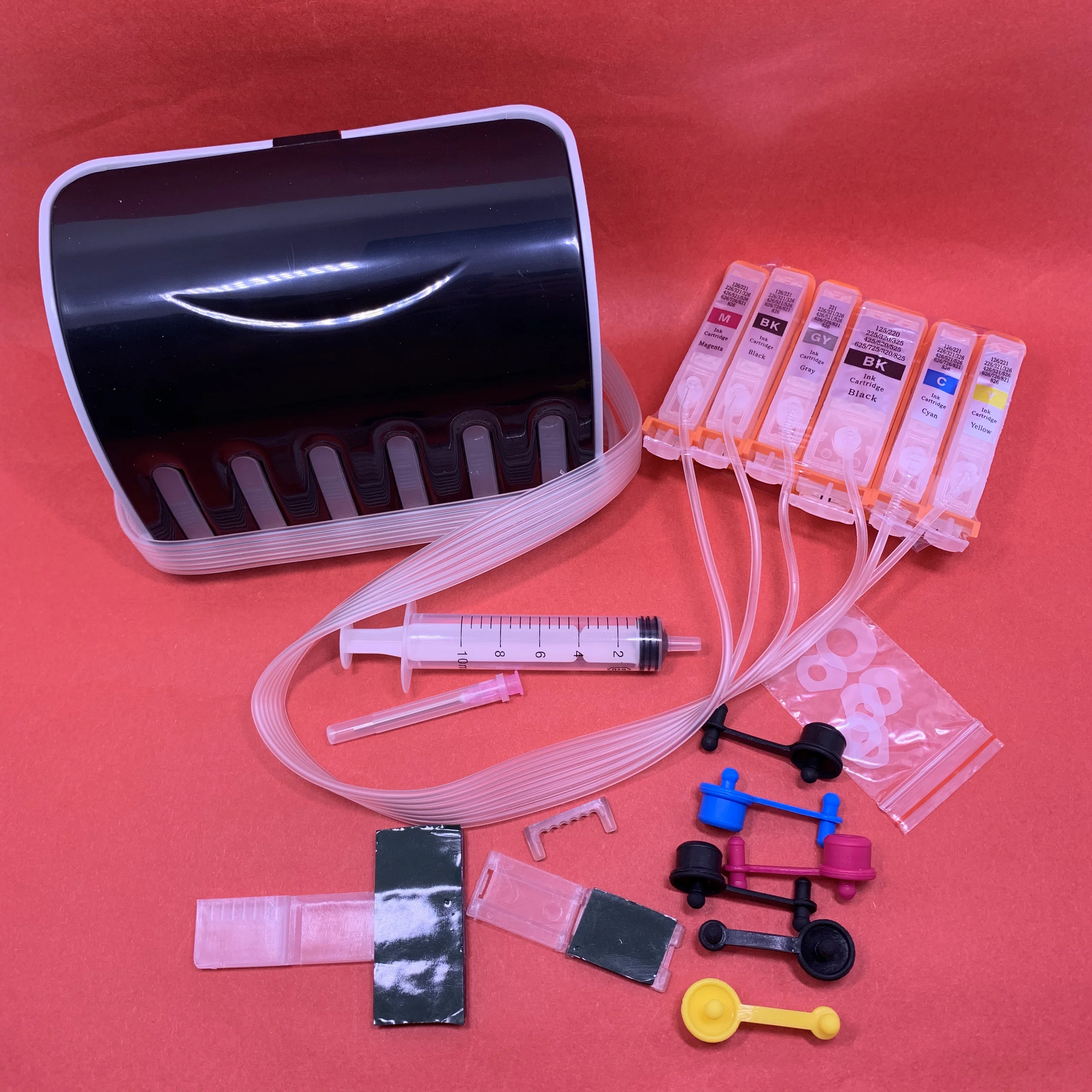 YOTAT 6-цветный картридж с чернилами CISS BCI325 BCI-325 чипом ARC для принтера Canon PIXUS MG8130 MG6130