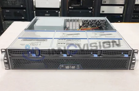 Гибкий Ультра короткий 2U чехол L = 400 мм огромный для хранения 4 отсека hotswap