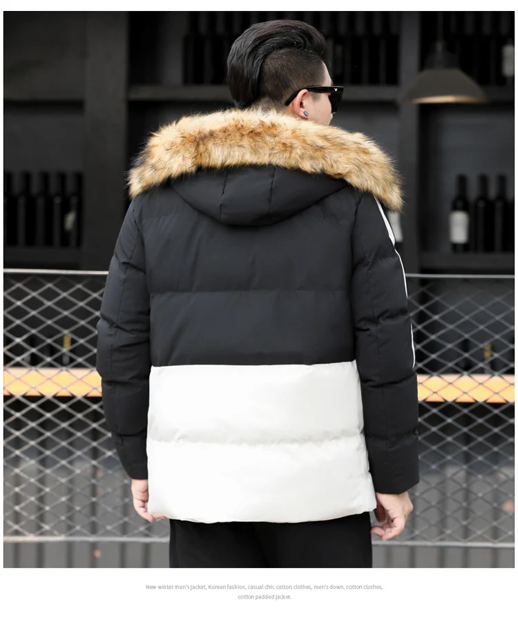 Размер 8XL 7XL 6XL парка Мужская Горячая Распродажа зимняя куртка мужская Толстая меховая верхняя одежда с капюшоном теплое пальто повседневная брендовая парка на-30 градусов