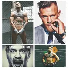 Модные спортивные постеры, боксерская звезда, чудовище, Conor Mcgregor, холст, печать, живопись Ufc 229 Mma, борьба, события, Горячая игра, настенные картины