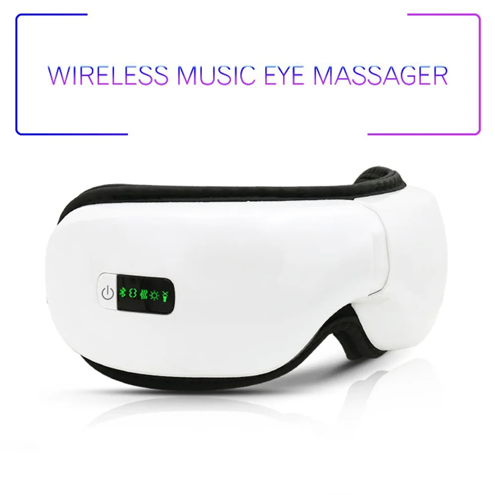 

Eye Massager Hot Compress Vibration Bluetooth Music Eye Care Massager Wrinkle Fatigue Relieve Vibration Massage Therapy