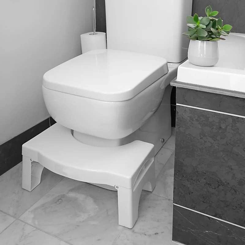 

Plastic Toilet Stool Foldable Household Toilet Stool Portable Bathroom Furniture- ztou