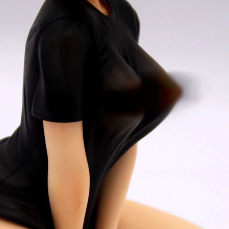 1/6 масштаб DBZ блестящая GLAMOURS Android 18 колени черная Сексуальная футболка Смола GK