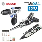 Совместимая мини-дрель BOSCH, электрическая дрель для деревообработки с переменной скоростью вращающегося инструмента с полировочными аксессуарами, 12 В, электрические инструменты