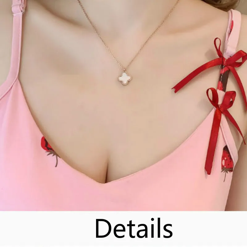 

Nightgowns Women Flower Printing Spaghetti Strap Ruffles V-neck Cartoon Girls with Chest Pad Feminino Novelty Hot Sale Mid-long