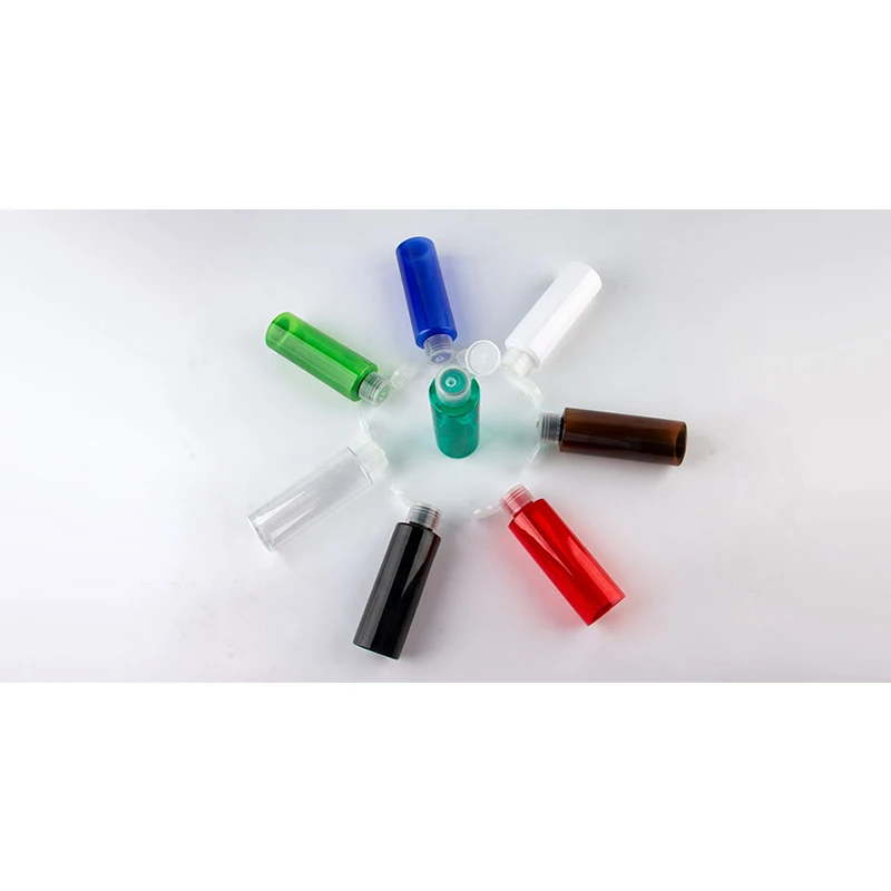 100 мл Высококачественная цветная пластиковая Флип Крышка для бутылки с белыми