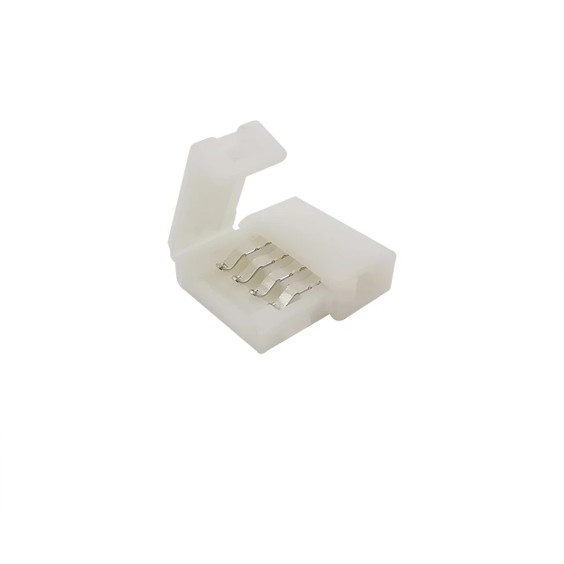4Pin 10 мм 5050 RGB Светодиодная лента Разъем Solderless PCB плата кабель провод подключение