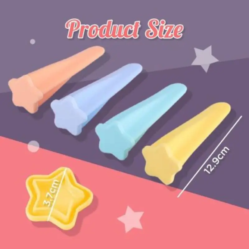 

Portable Ice Pops Mold Kids Ice Jelly Mold Pop Mold Cute Ice Cream Maker Mould Student Dormitory Ice Maker For Juice Drink