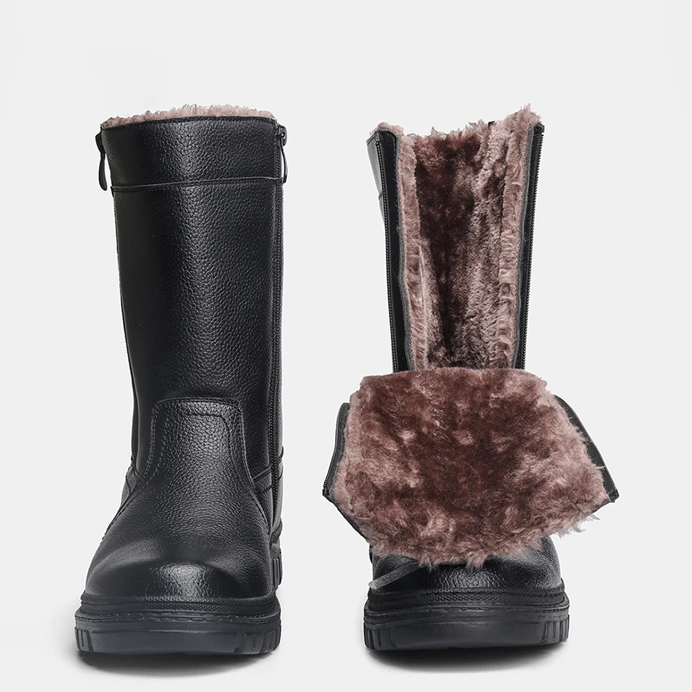 Мужские Нескользящие ботинки теплые зимние 40 45 удобные 2020|Зимние сапоги| |