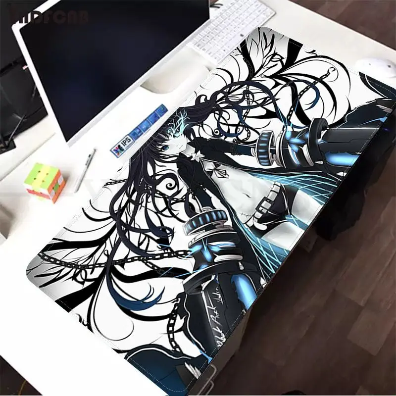 

YNDFCNB Black Rock Shooter Hot Sales large gaming mousepad gamer mouse pad Size for Cs Go LOL Game Player PC Computer Laptop