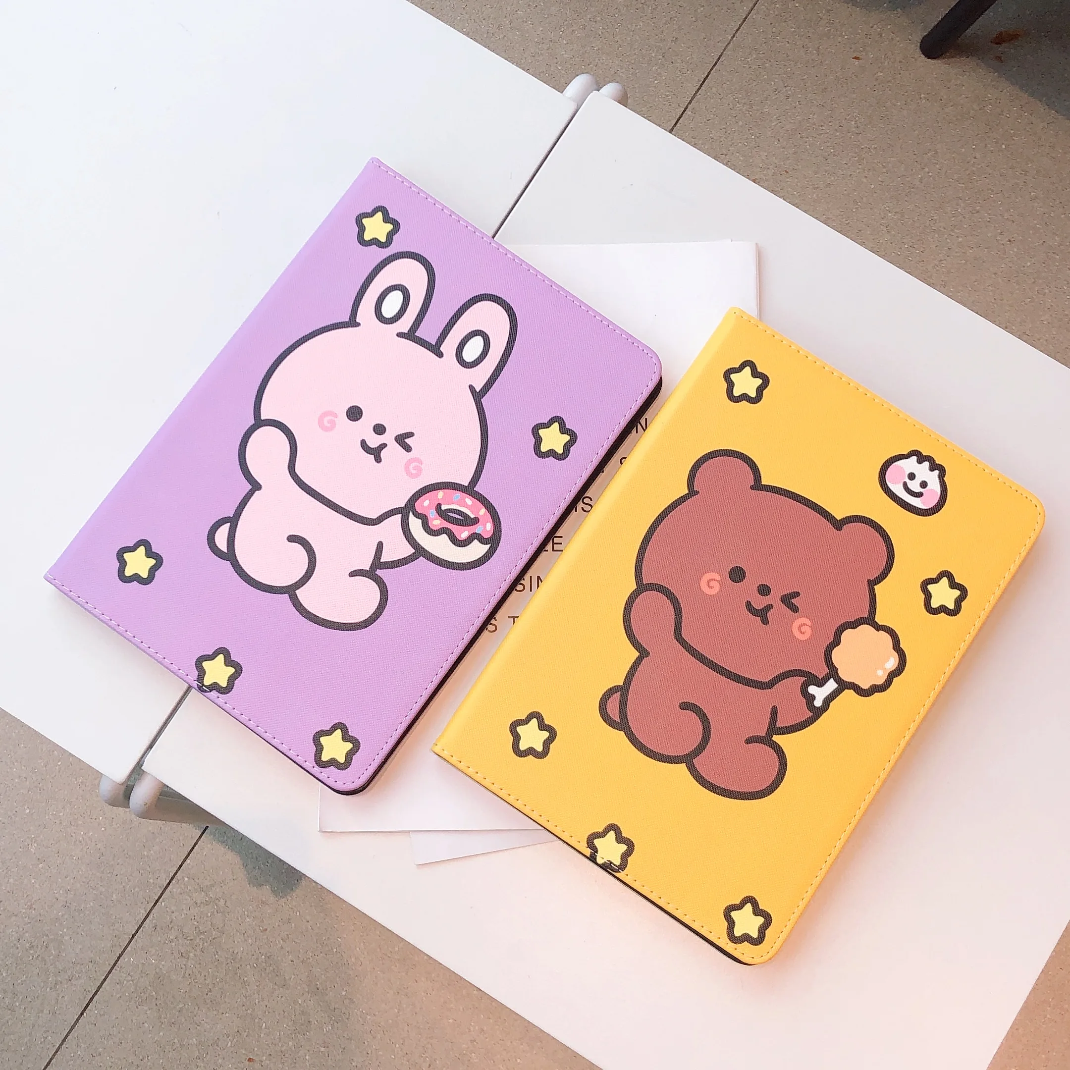 С милым мультипликационным принтом &quotМедведь&quot &quotКролик&quot &quotКурица пончики