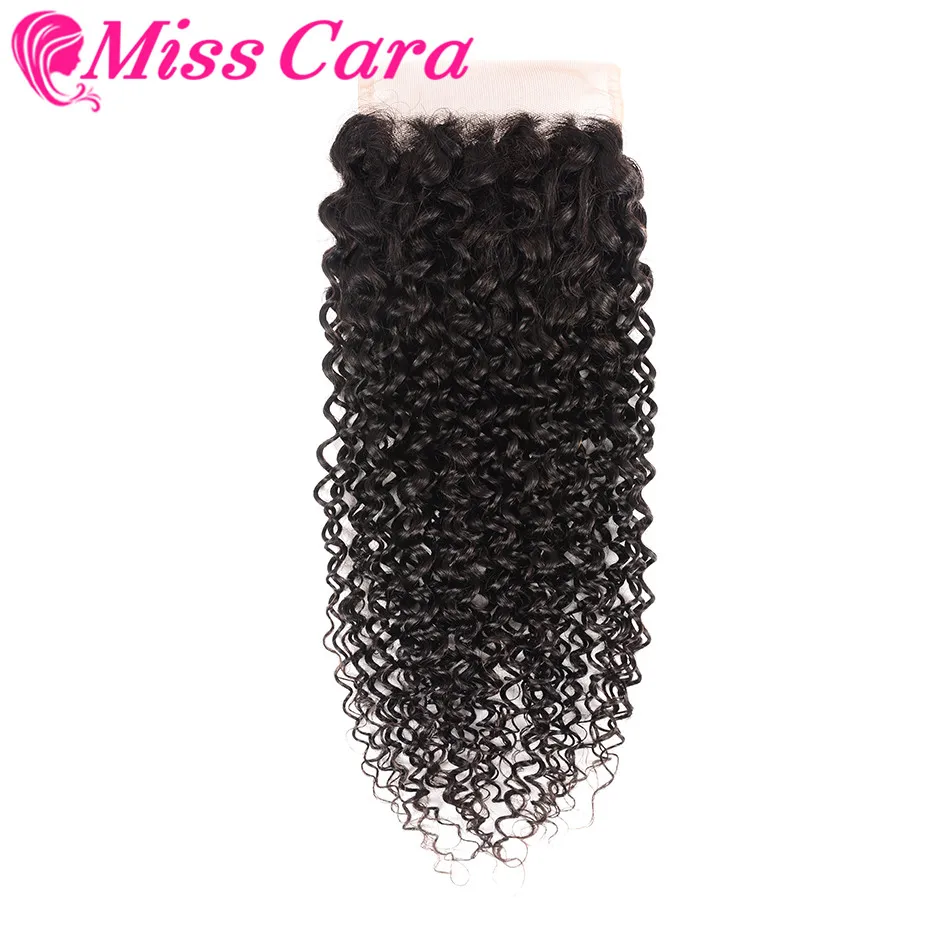 Бразильские кудрявые накладные волосы Miss Cara с кружевной застежкой волнистые