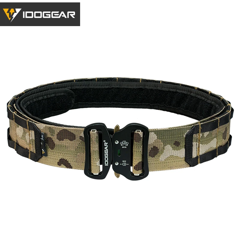 IDOGEAR Тактические 2 дюймов ремень с быстроразъемной пряжкоймарки MOLLE военный Охота