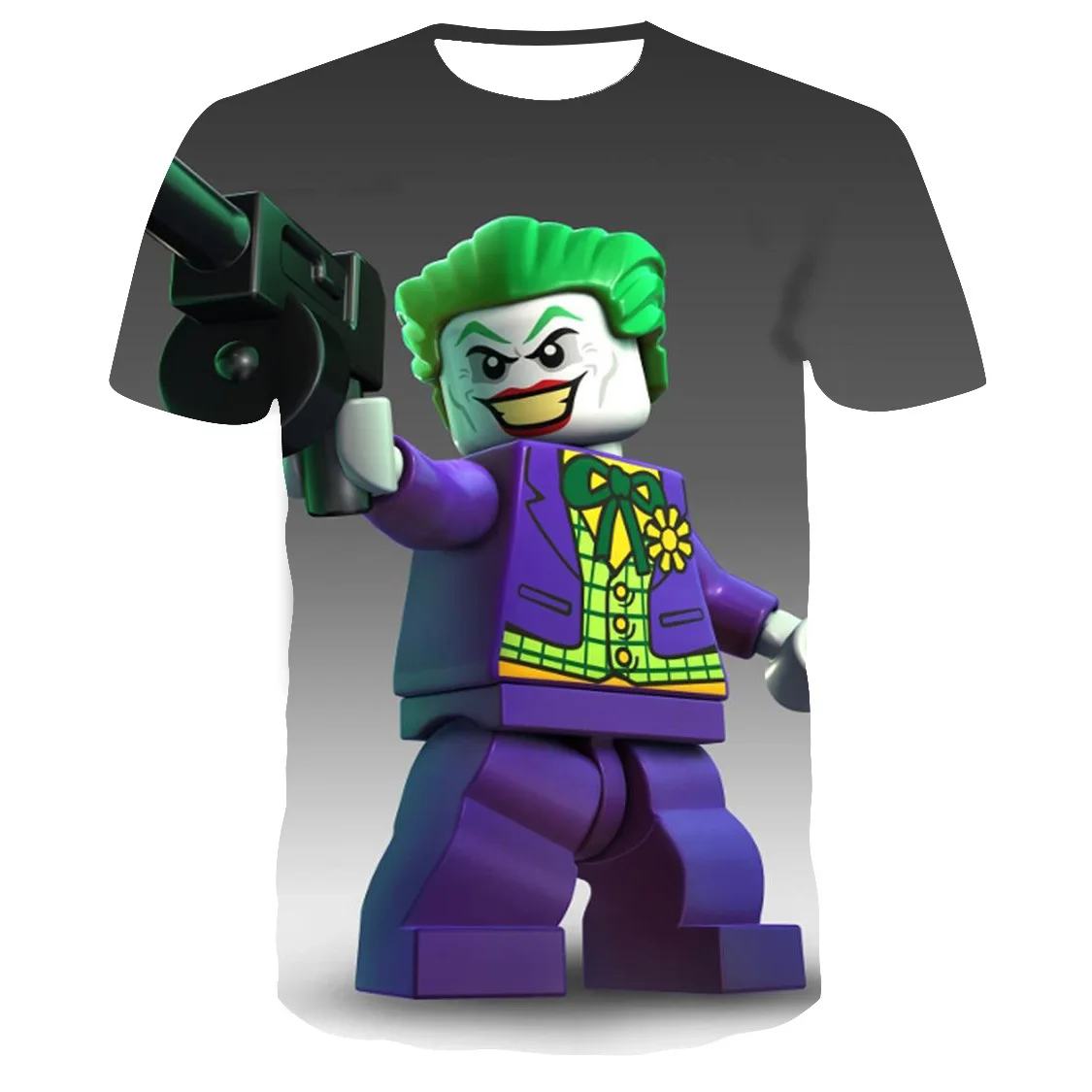 

2020 New Men Women T Shirt The Clown 3D Printed T-shirt Joker Casual Tshirt Short Sleeved joke men's Tops Cool Tees