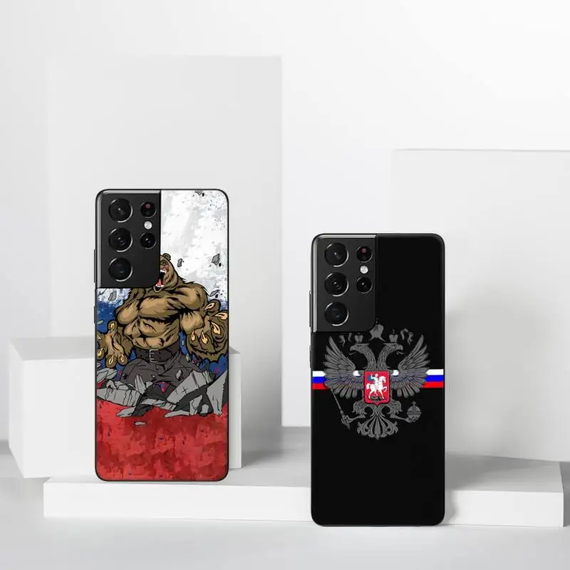 

Armenia Albania Russia flag Emblem Phone Case For Samsung A51 A32 A52 A71 A50 A12 A21S S10 S20 S21 Plus Fe Ultra