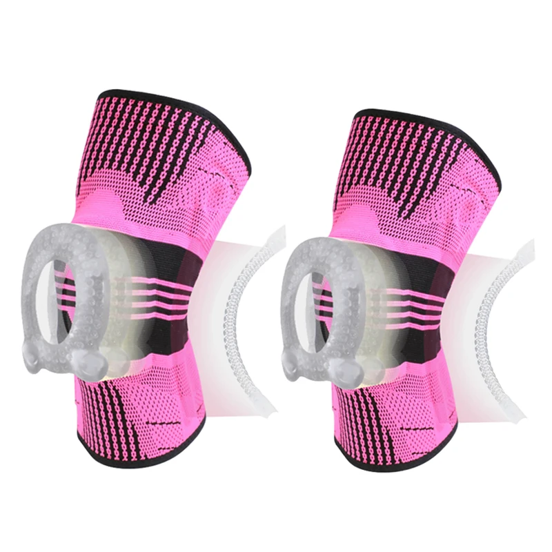 

Knee Brace Compression Sleeve Support with Silicone Non-slip for Man Women Running Sports Injury Recovery Joint Pain Relief