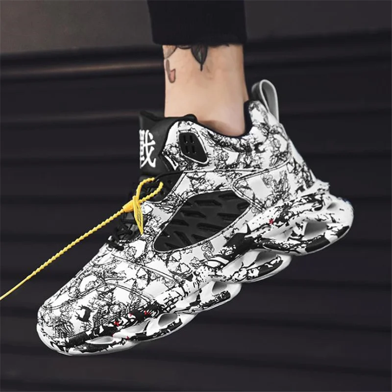 

Men's shoes autumn and winter 2021 new basketball shoes men's high-top sneakers trendy shoes large size shoes