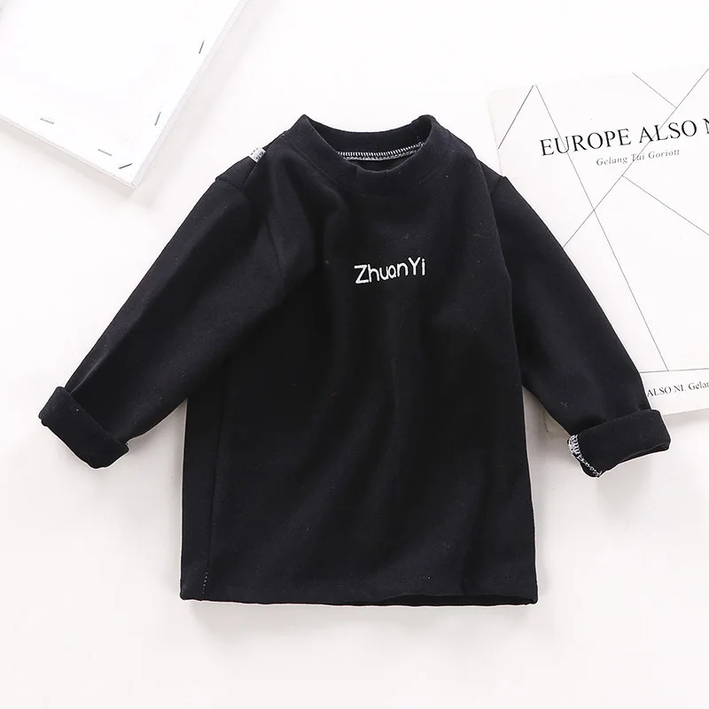

Cotton Baby Boy Girl Autumn T Shirts New Toddler soft Keep warm Tops Tee Children Clothing Kids Top T shirt