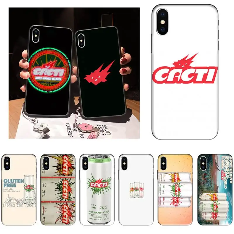 

CACTI Agave Spiked Seltzer Phone Case For iPhone 12 Mini 11 Pro XS Max X XR 7 8 Plus