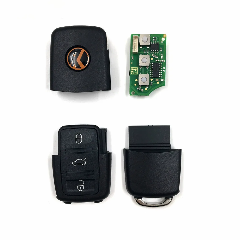 HKCYSEA 3 кнопки дистанционного ключа для VW B5 Стиль Английская Литература Xhorse VVDI ключ
