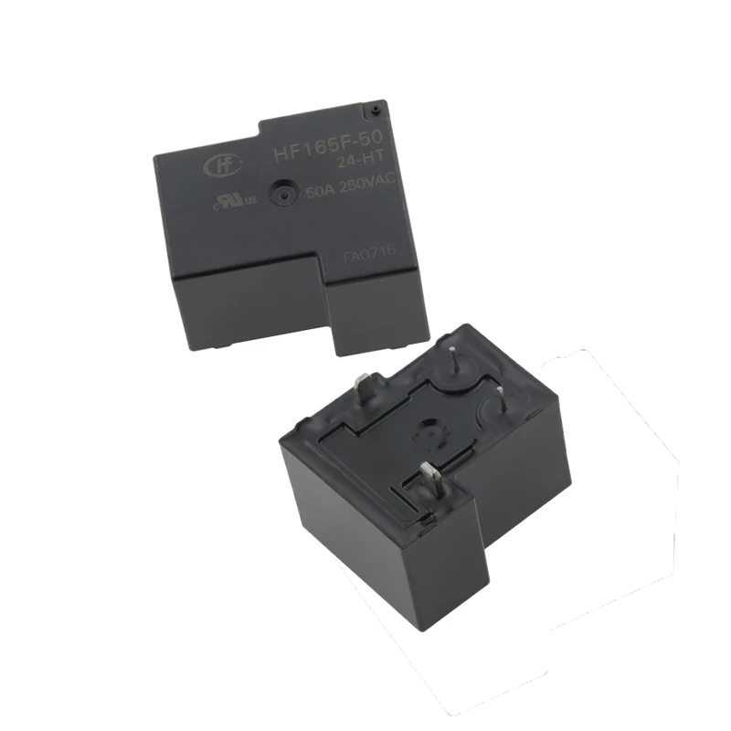 Горячее предложение, новинка, реле 24 В HF165F-50-24-HT HF165F 50 24 HT HF165F5024HT, реле высокой мощности 24 В постоянного тока, 24 В постоянного тока, 24 В, 50 А, 250 В переменного тока, 4 контакта