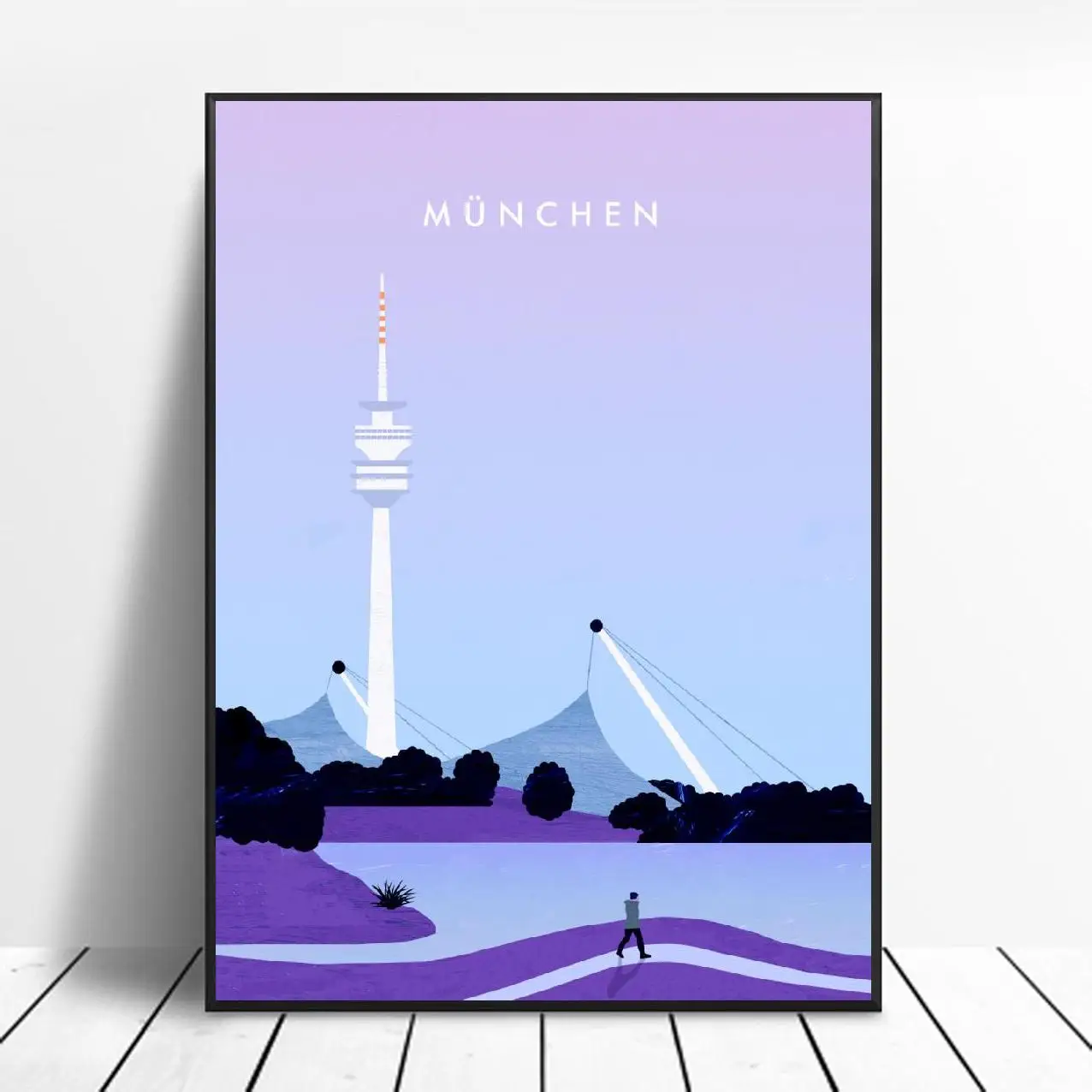 Дорожный постер на холсте принты для дома настенный художественный Декор