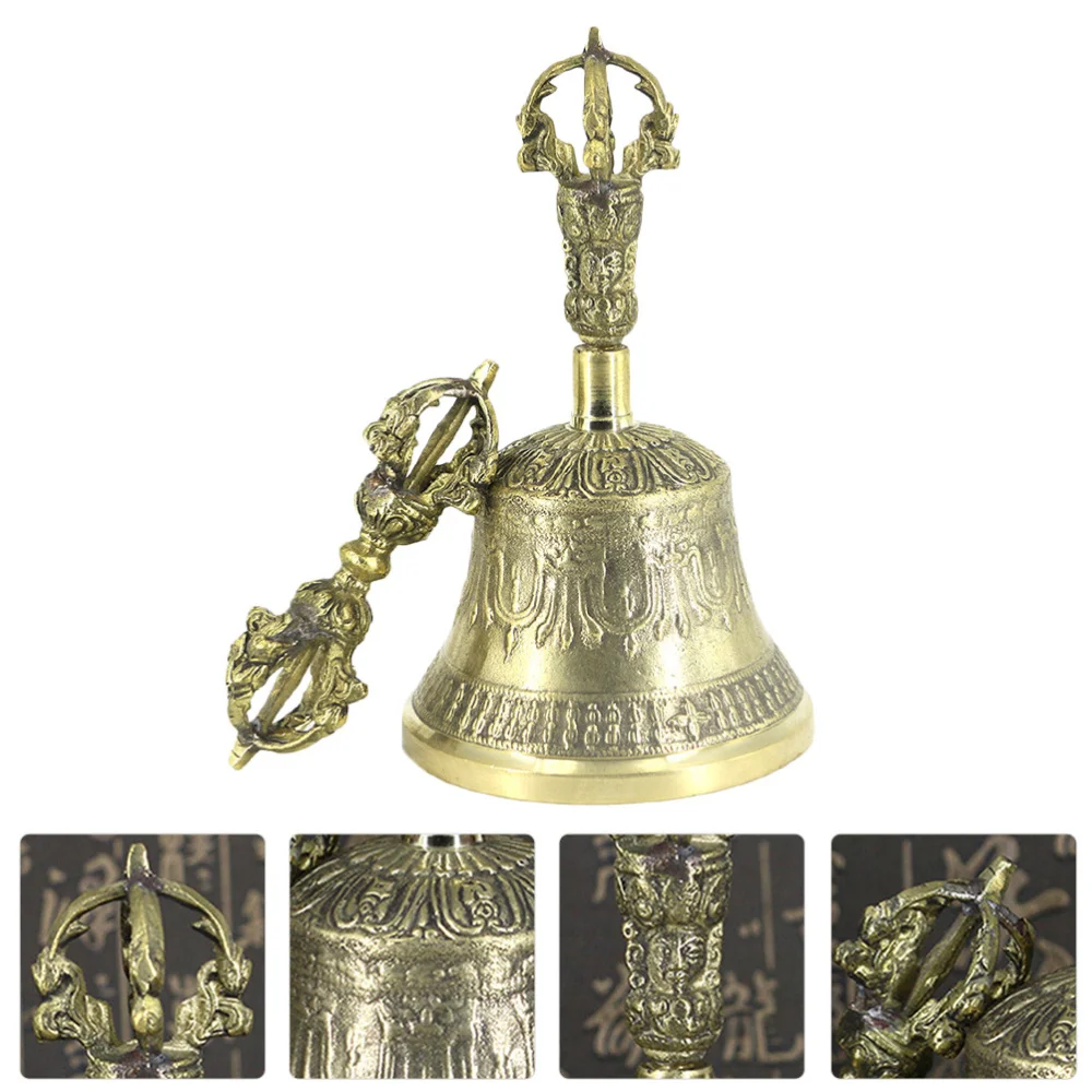 

1Pc Brass Five-strand Vajra Bell Nepal Bell and Dorje Ceremony Supply