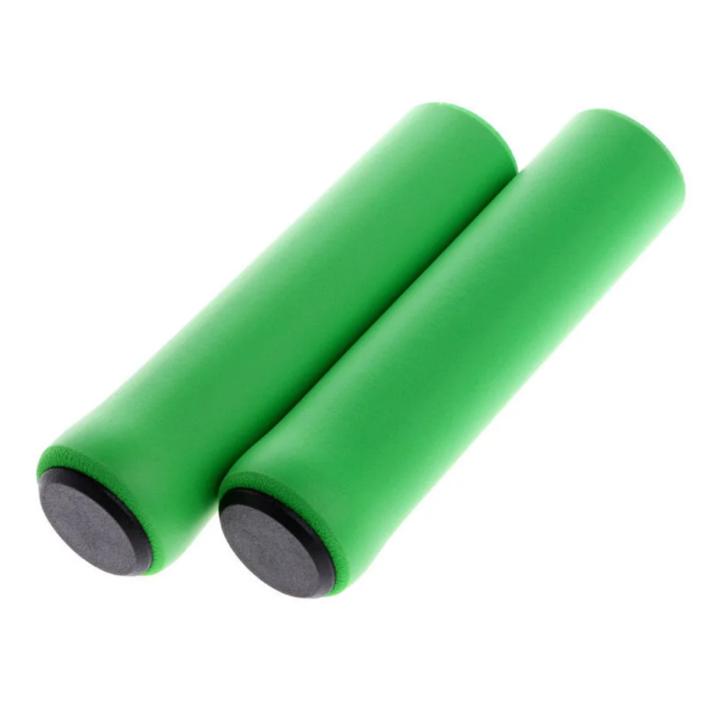 

1Pair Bike Cycling Handle Silicone Grips Handlebar Bicycle Anti-slip Sponge Foam Comfortable Handlebar Anti-skid Shock-absorbing