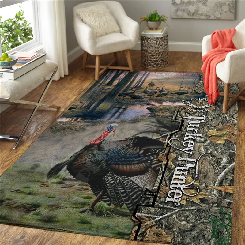 3D коврик с принтом волка нескользящий для столовой гостиной мягкий ковер спальни