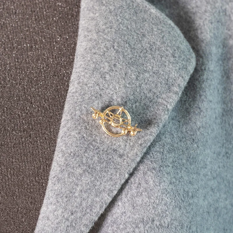 OI Винтаж самолет броши в виде самолета эмблема костюм воротник клип для мужчин и