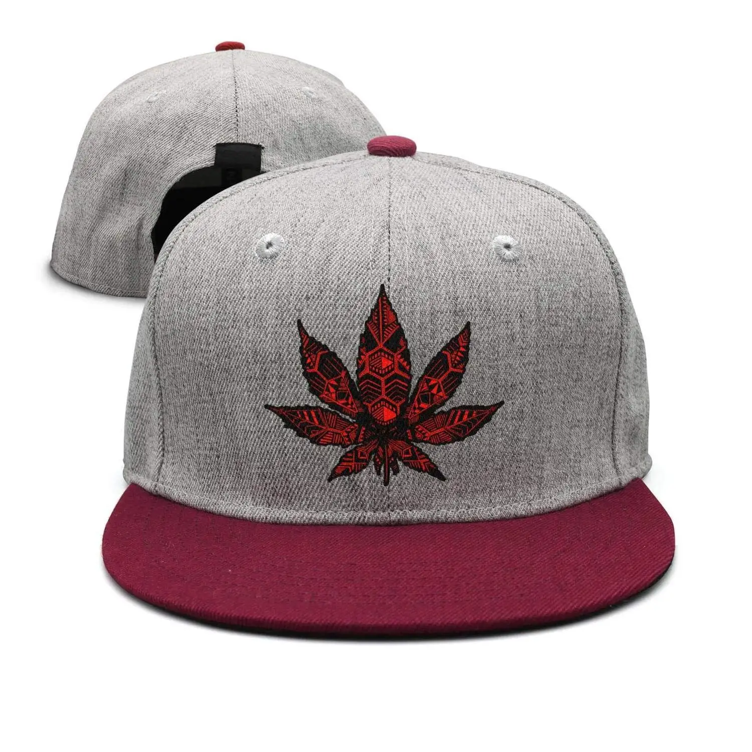 SJSNBZ красный каннабис убийца череп стильные женские мужские Регулируемая