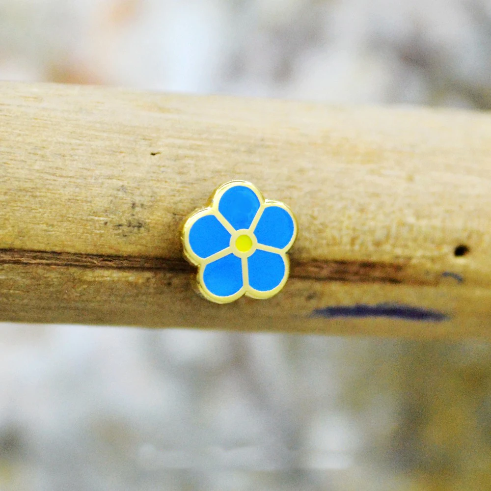 Оптовая продажа миниатюрный цветок фотообои забудьте о мне|Булавки и значки| |