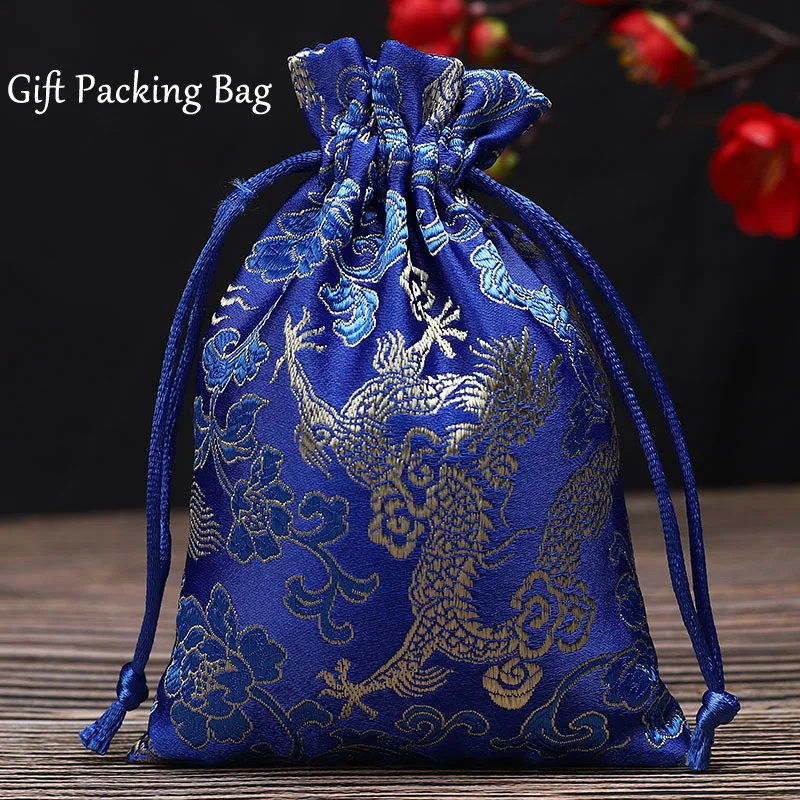 Три бусины Бодхи белого цвета в этническом стиле Браслеты Из синих бусин гуру