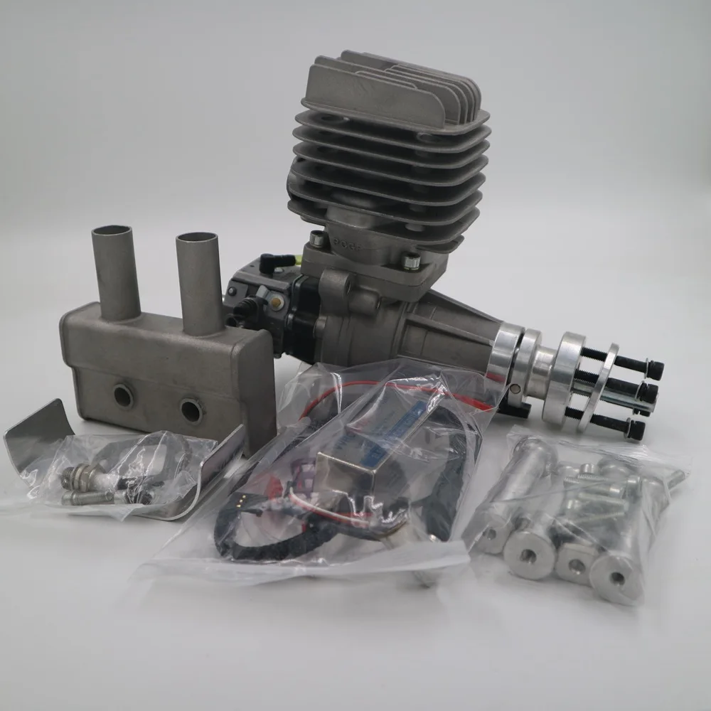 Новое поступление! RCGF 60cc задняя выхлопная труба бензин/бензиновый двигатель для RC самолета