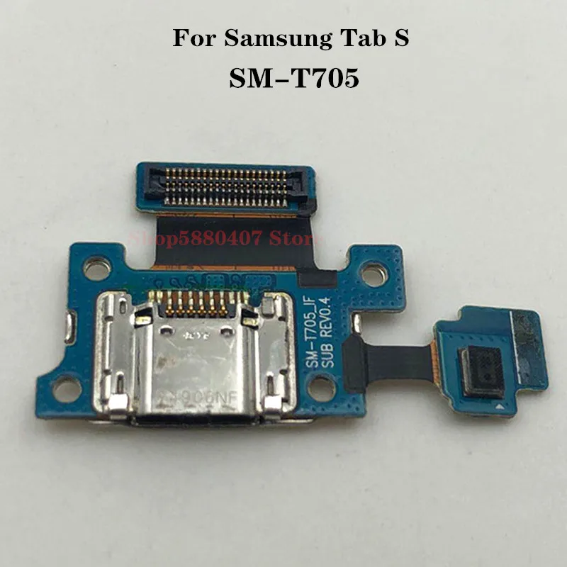 

Original USB Charger Plug Board For Samsung Galaxy Tab S T705 SM-T705 USB Charging Port Dock Microphone Flex Cable Replacement