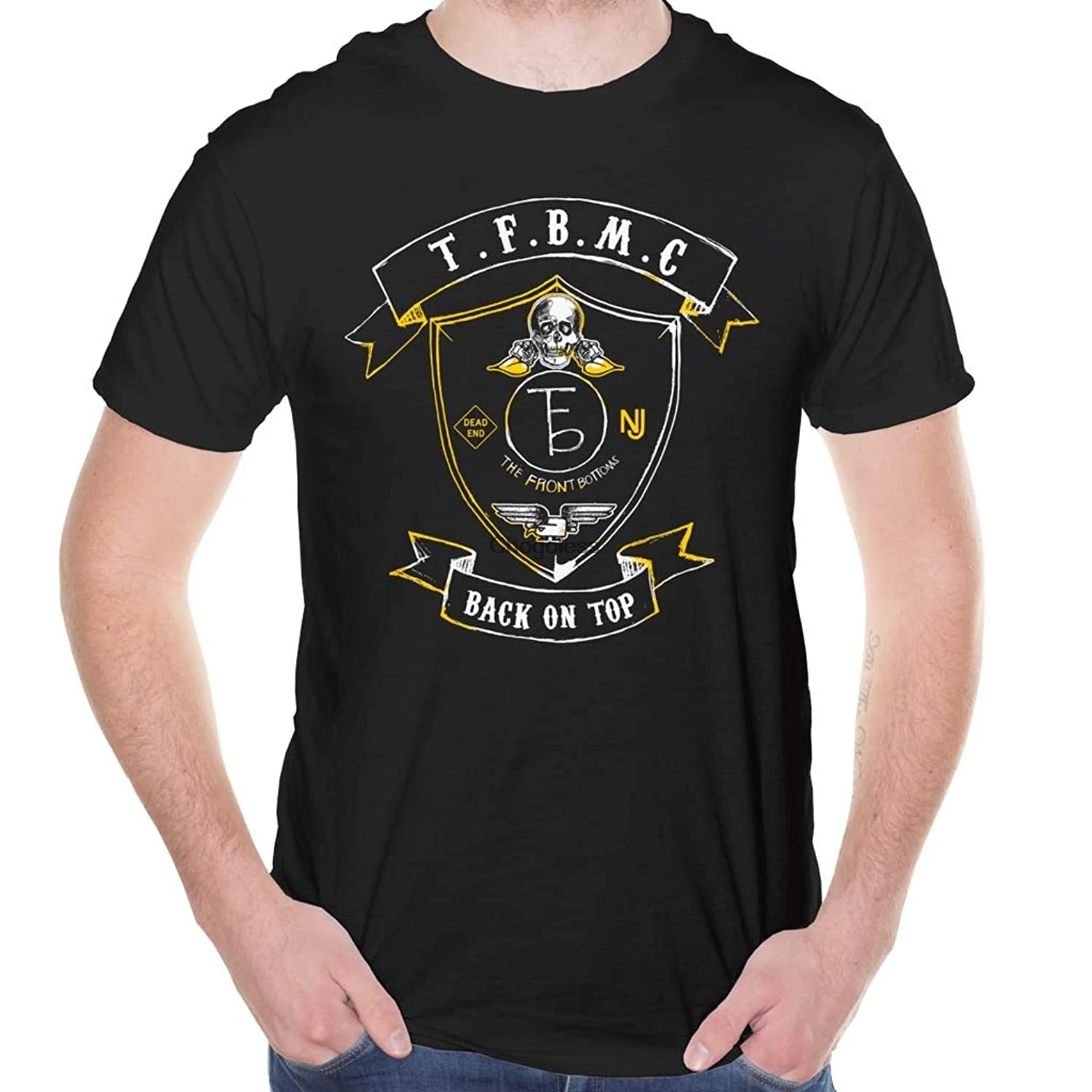 

Hombres Mujeres The Front Bottoms Camiseta deportiva y cmoda (9)