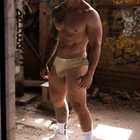 Новинка 2021, мужские стринги из ледяного шелка, мужские трусы стринги, мягкие стринги, сексуальное мужское нижнее белье для геев, трусы-джоки, Lenceria CM103