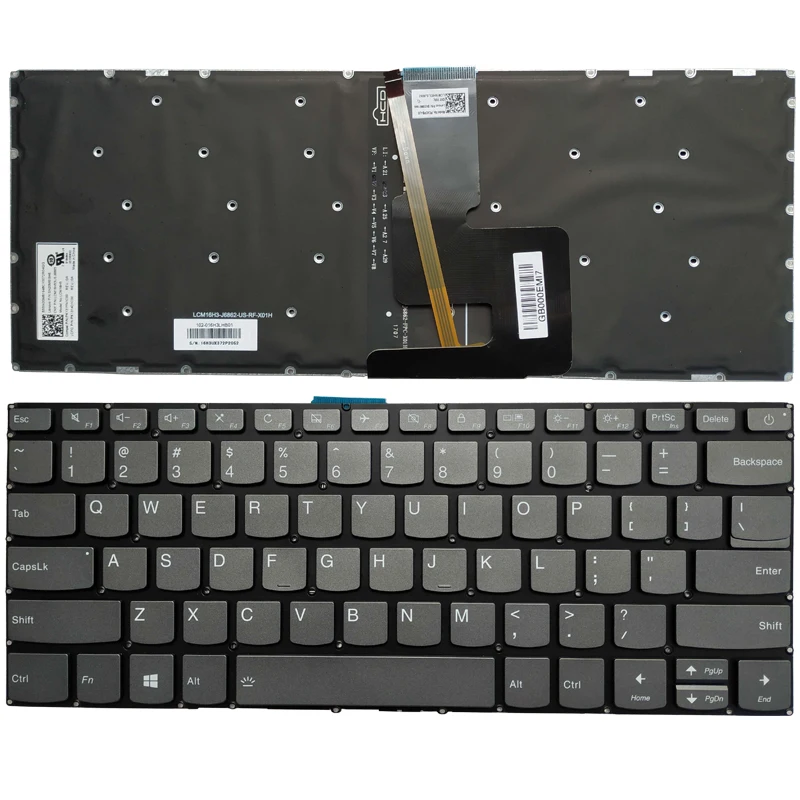 Клавиатура с подсветкой для ноутбука LENOVO IdeaPad 520s-14 520S-14IKB 520S-14IKBR 330-14AST 330-14IGM 330-14IKB |