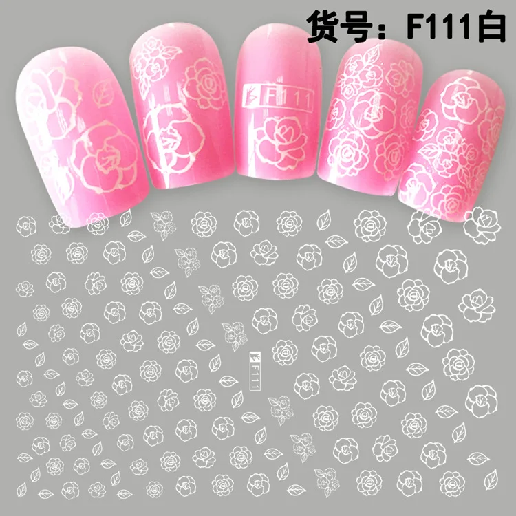 

F Series Nail Stickers New F Nail Cartoon Character Chick 3D Decals Simulation Stickers Nail Sticker Nail Art Nail Decals
