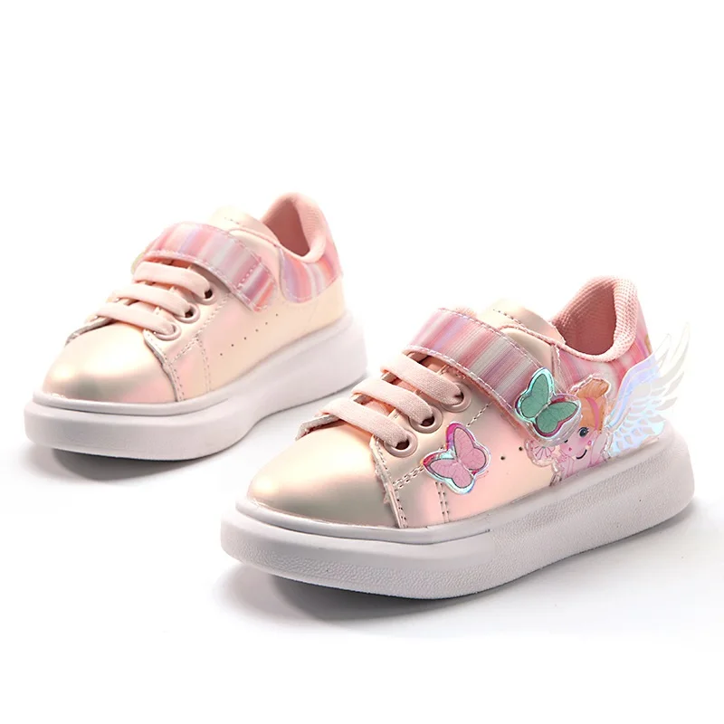 Babaya Autumn New Children Microfiber TPU Shoes Girls Sneakers Breathable Spring Fashion Kids Shoes For Girs Casual Shoe Student enlarge