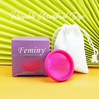 feminy menstrual reusable lady cup women menstrual period washable anytime feminine hygiene lady cup female vaginal hygiene