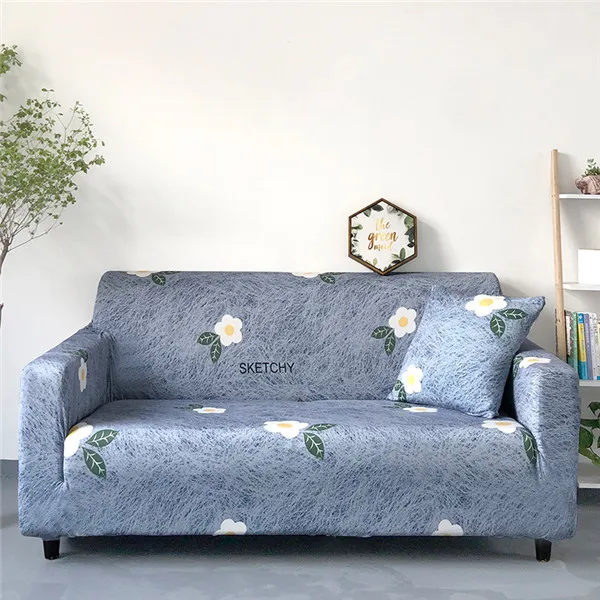Color 13 Christmas Style Couch Cover Cotton Elastic Sofa Cover for Living Room Slipcovers Sofa Towel Single/Two/Three/Four-seater - Цвет: Color 13