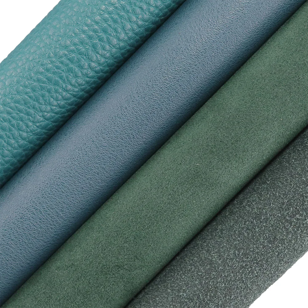 30x134 см рулон темно-глубокое озеро альпийский зеленый искусственный Личи Кожа