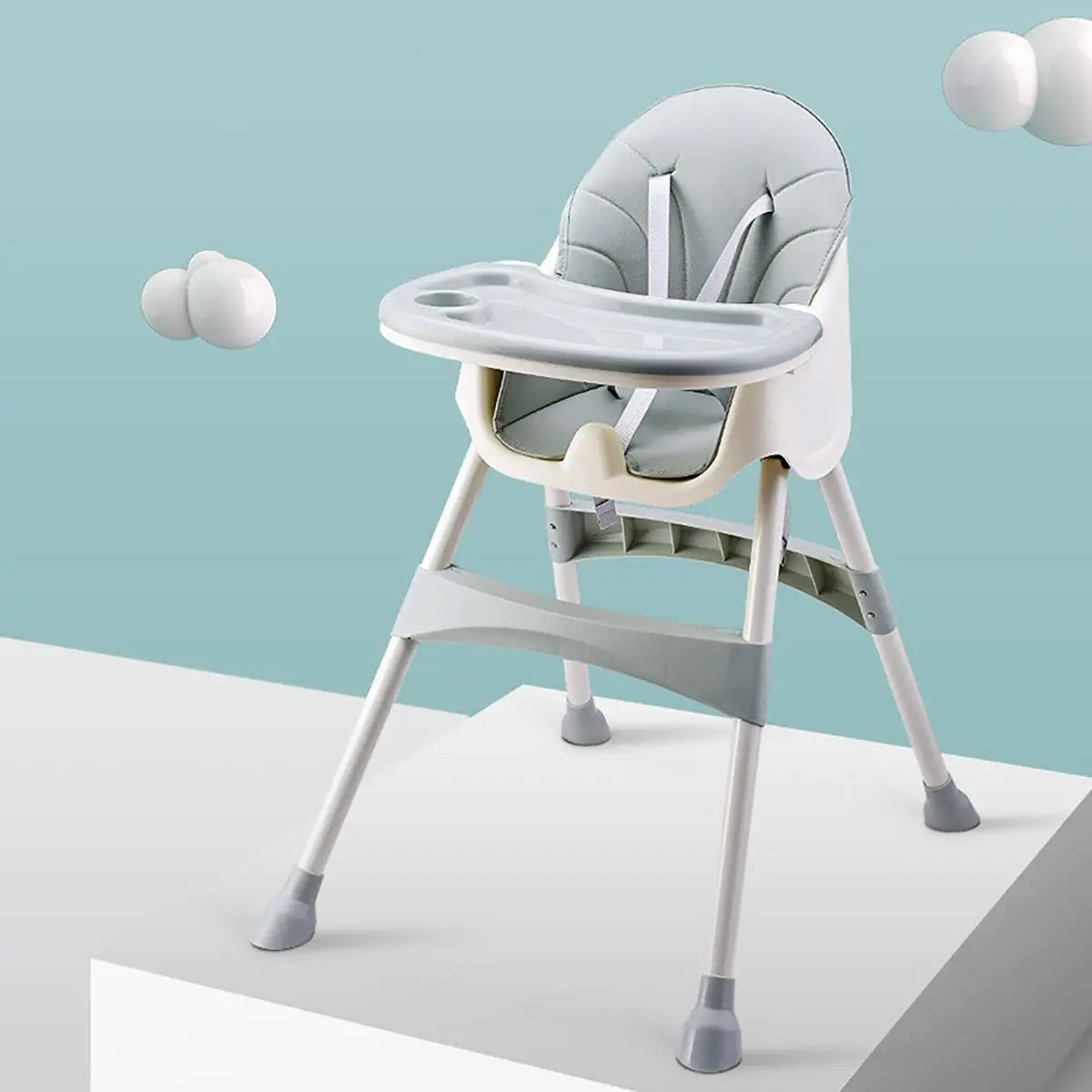 

Многофункциональный складной детский стул регулируемый детский бустер высокий стул для кормления малышей обеденный стул поднос для сиден...